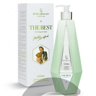 "Iv San Bernard Shampoo" - raminantis šampūnas šunims ir katėms su levandomis 1 "Iv San Bernard Shampoo" - raminantis šampūnas šunims ir katėms su levandomis 1