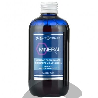 Iv San Bernard Mineral H Schampoo - mineralinis šampūnas nuo plaukų slinkimo su placentos ekstraktu - talpa: 250 ml Iv San Bernard Mineral H Schampoo - mineralinis šampūnas nuo plaukų slinkimo su placentos ekstraktu - talpa: 250 ml