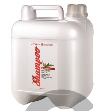 Iv San Bernard Protective Shield Shampoo - защитный шампунь против паразитов, с экстрактом эвкалипта и мяты - объем: 5 л Iv San Bernard Protective Shield Shampoo - защитный шампунь против паразитов, с экстрактом эвкалипта и мяты - объем: 5 л