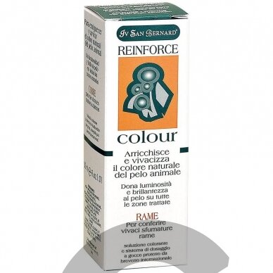Iv San bernard Reinforce Copper 30ml - pigmentinis tirpalas vario ir raudoniems kailio atspalviams paryškinti Iv San bernard Reinforce Copper 30ml - pigmentinis tirpalas vario ir raudoniems kailio atspalviams paryškinti