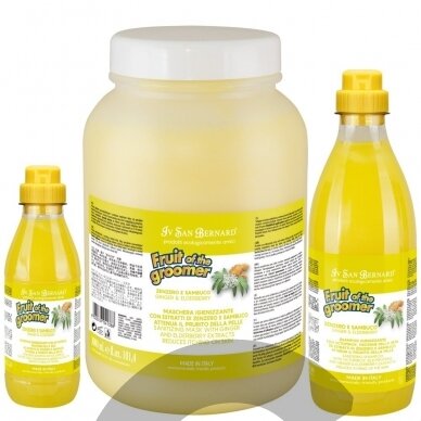 Iv San Bernard - szampon z Iv San Bernard Fruit of the Groomer Ginger & Elderberry Shampoo - valomasis šampūnas su imbiero ir šeivamedžio uogų ekstraktu, skirtas šunims ir katėms, koncentratas 1:3