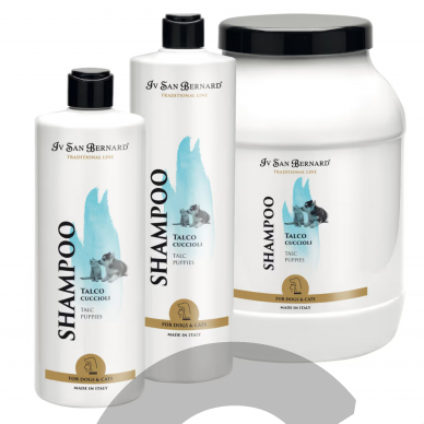 Iv San Bernard Talc Shampoo - мягкий шампунь с тальком для щенков и котят