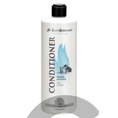 Iv San Bernard Talc Conditioner - kondicionierius, balzamas su talku šuniukams ir kačiukams, švelniai kvepiantis 1