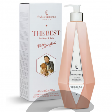 Iv San Bernard The Best Andromeda Shampoo - восстанавливающий шампунь для собак и кошек с чувствительной кожей