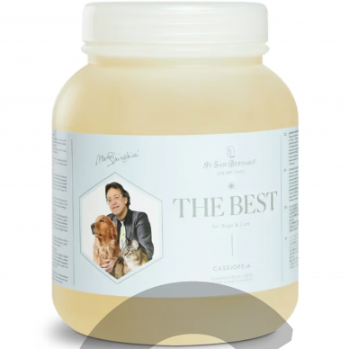 Iv San Bernard The Best Cassiopeia Shampoo - šampūnas trumpaplaukiams šunims ir katėms su augaliniu kolagenu 1