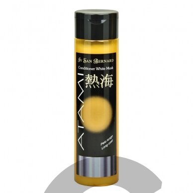 Iv San Bernard Atami White Musk Conditioner 300ml - minkštinantis, restruktūrizuojantis kondicionierius ilgam šunų ir kačių kailiui, muskuso kvapo. Iv San Bernard Atami White Musk Conditioner 300ml - minkštinantis, restruktūrizuojantis kondicionierius ilgam šunų ir kačių kailiui, muskuso kvapo.