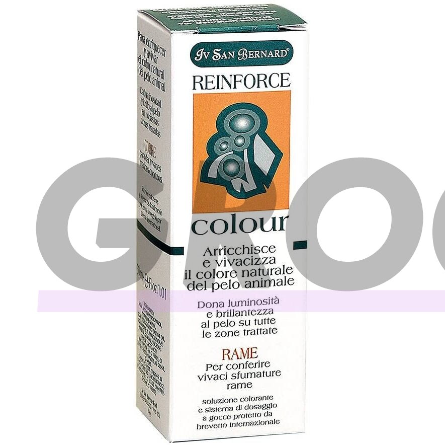 Iv San bernard Reinforce Copper 30ml - pigmentinis tirpalas vario ir raudoniems kailio atspalviams paryškinti
