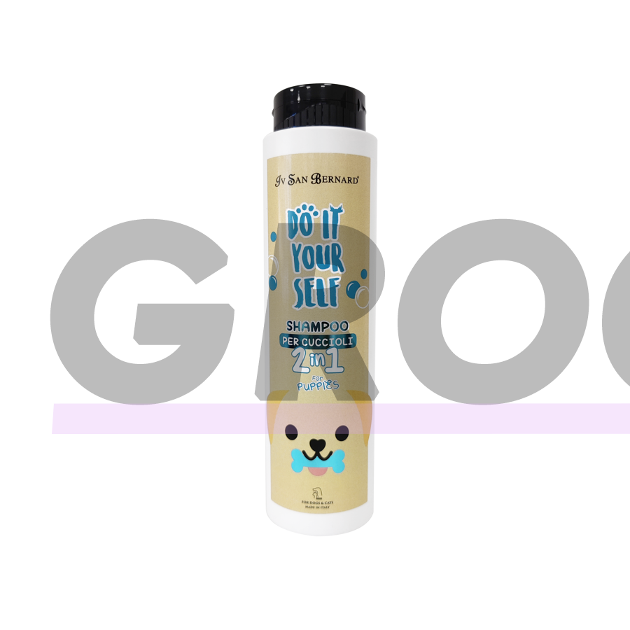 Iv San Bernard Do It Yourself 2 in 1 Shampoo fot Puppies, 300 ml - Специальный шампунь и кондиционер для щенков и котят.