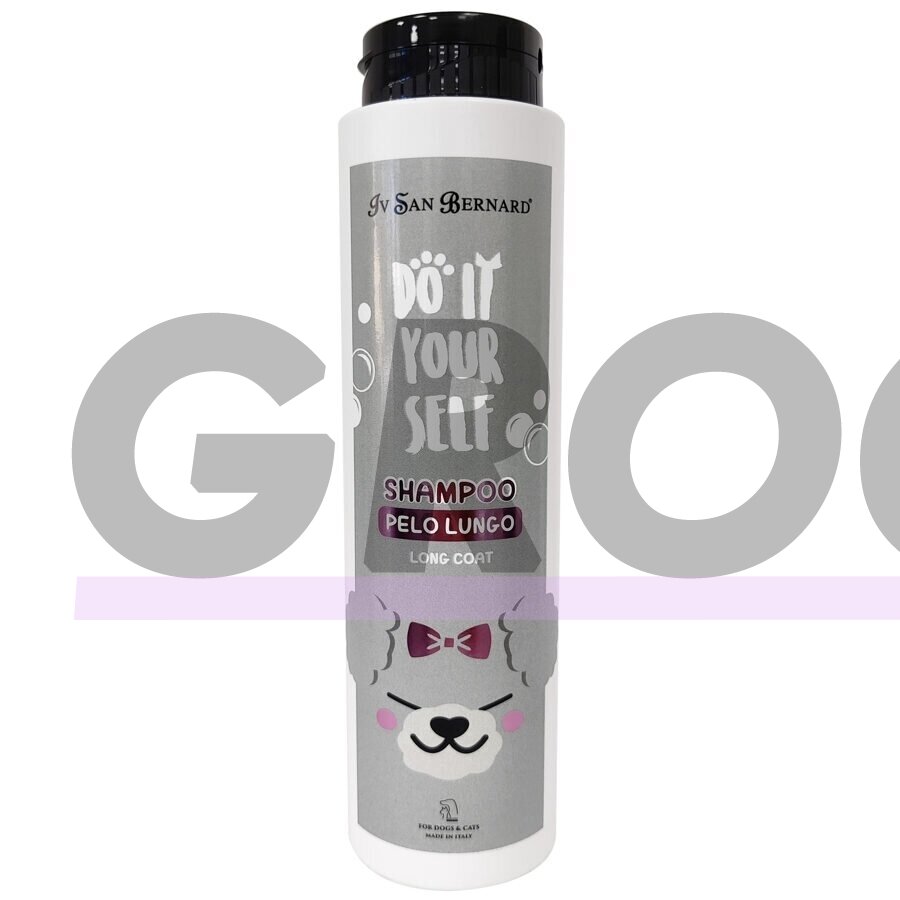 Iv San Bernard Do It Yourself Long Coat Shampoo, 300 мл - шампунь для длинношерстных собак и кошек с льняным маслом