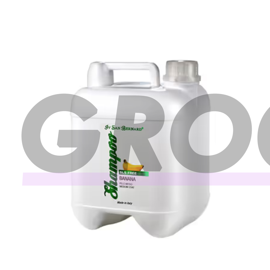 Iv San Bernard SLS Free Banana Shampoo - банановый шампунь для собак и кошек с полудлинной и грубой шерстью, не содержит SLS 1