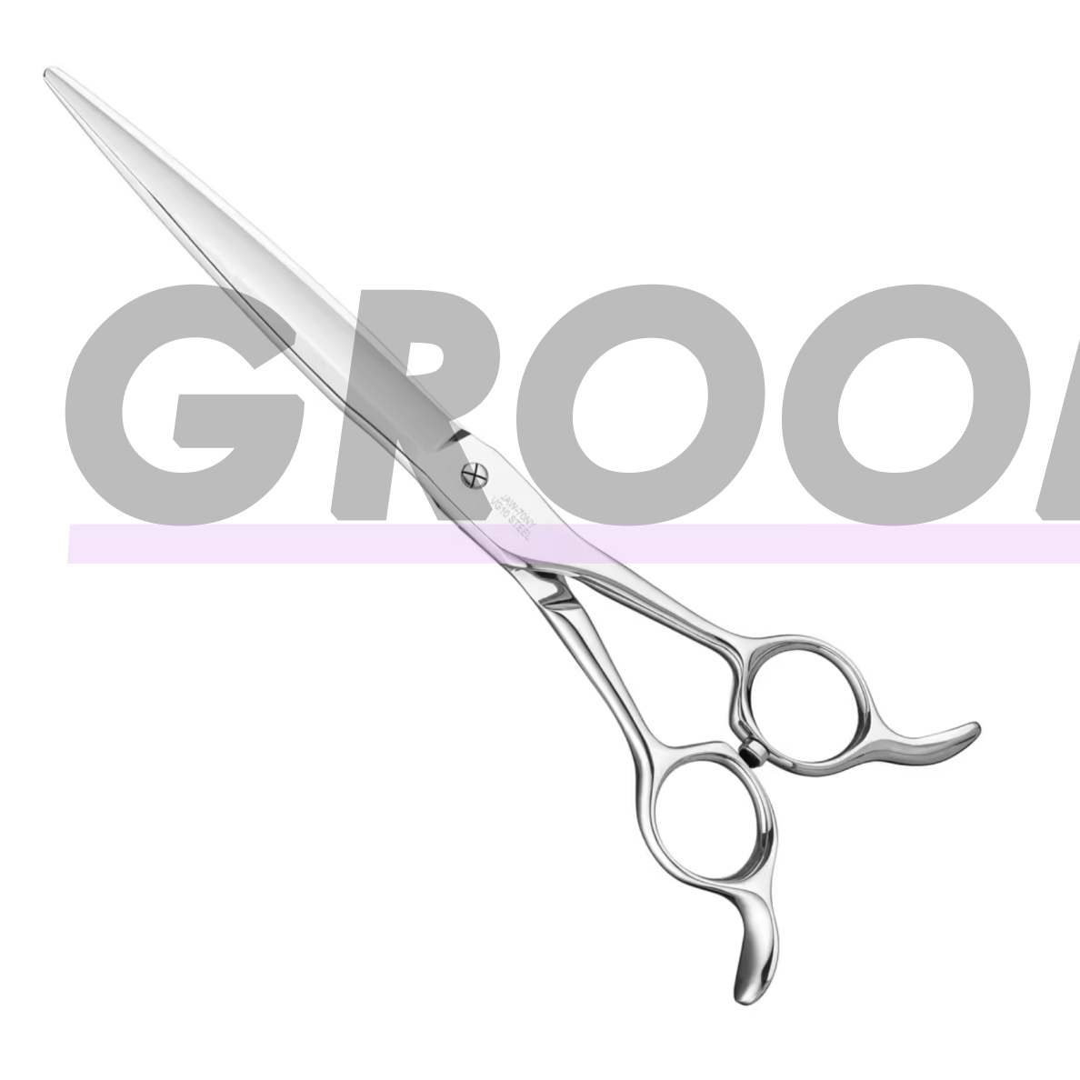 Jargem Premium Straight Scissors 7" – tiesios kirpimo žirklės su simetriška rankena. 1 Jargem Premium Straight Scissors 7" – tiesios kirpimo žirklės su simetriška rankena. 1