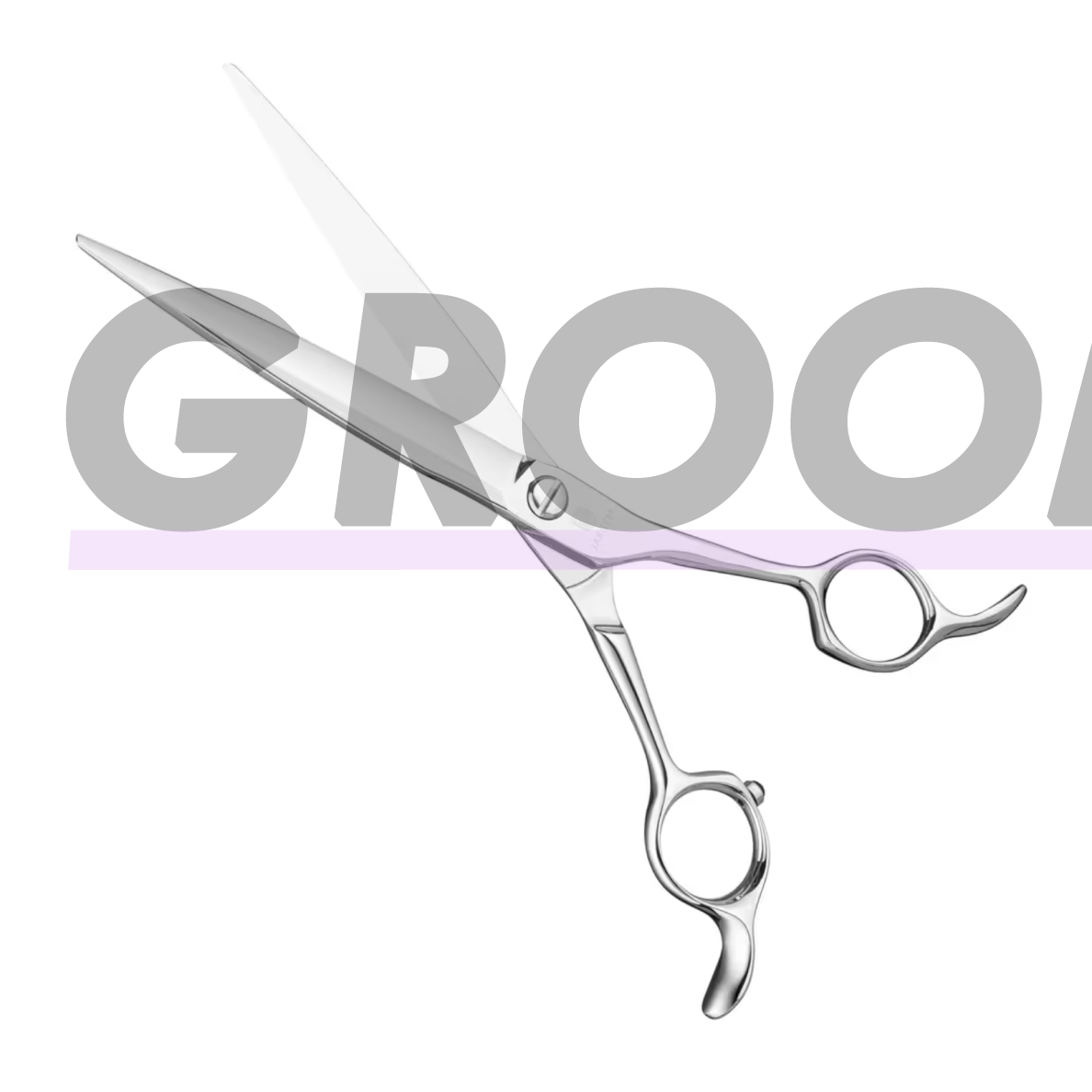 Jargem Premium Straight Scissors 7" – tiesios kirpimo žirklės su simetriška rankena. 2