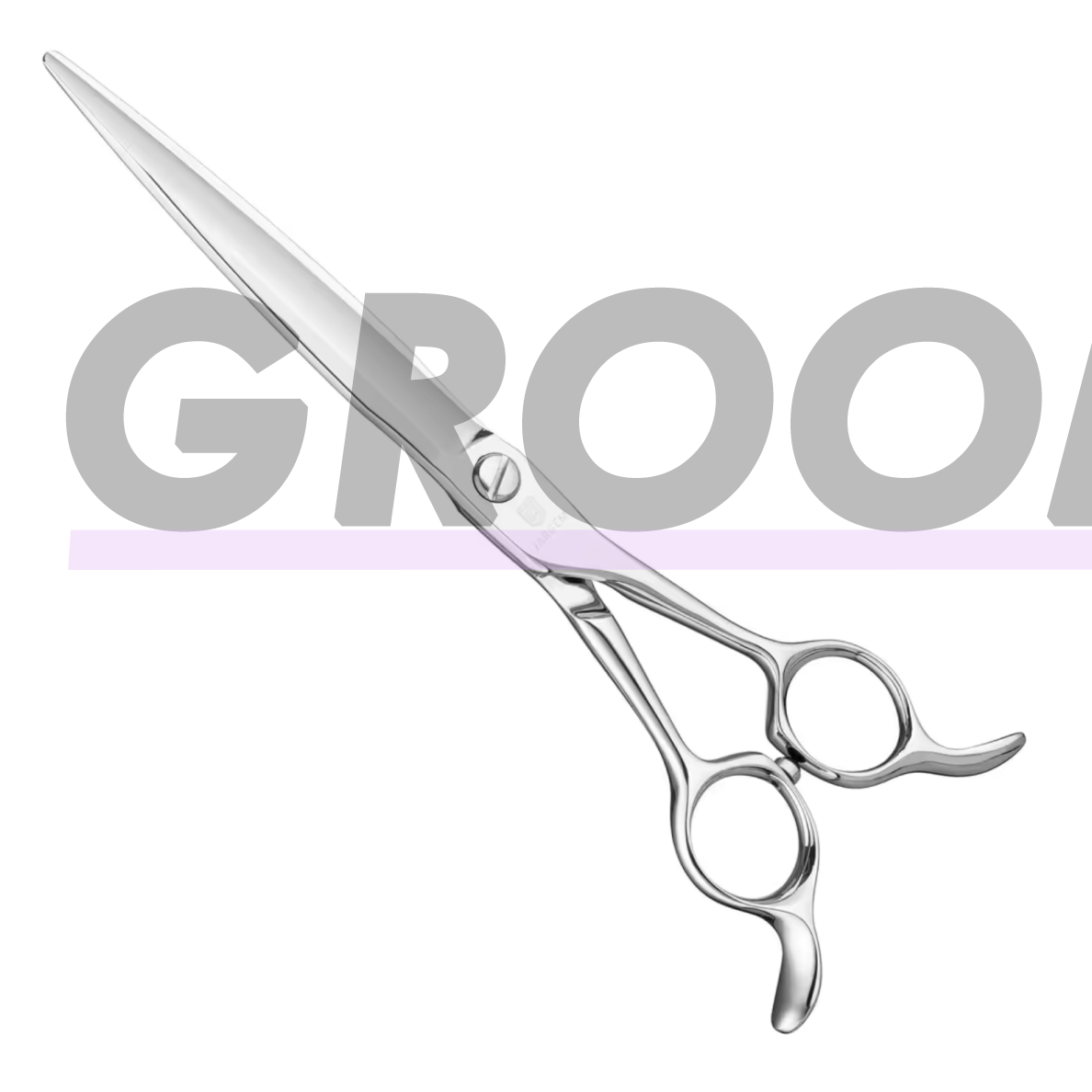 Jargem Premium Straight Scissors 7" – tiesios kirpimo žirklės su simetriška rankena.