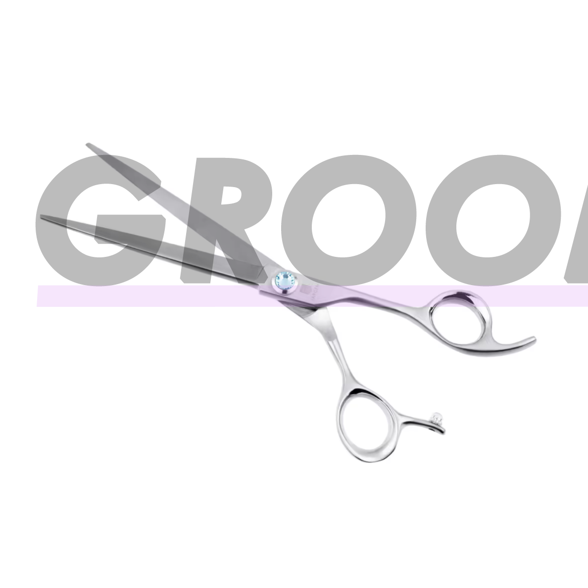 Jargem Straight Mat Scissors 7" – profesionalios tiesios žirklės ilgomis ir plonomis geležtėmis. 1