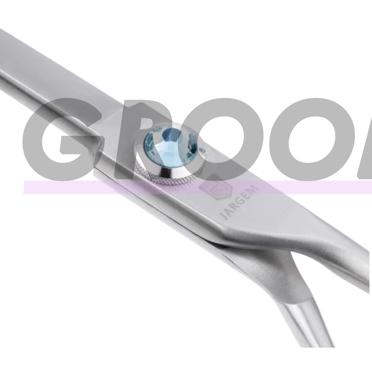 Jargem Straight Mat Scissors 7" – profesionalios tiesios žirklės ilgomis ir plonomis geležtėmis. 2