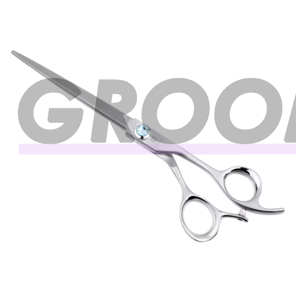 Jargem Straight Mat Scissors 7" – profesionalios tiesios žirklės ilgomis ir plonomis geležtėmis. 3