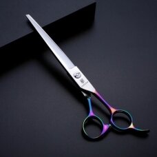 Jargem Multicolor Straight Scissors 7,5" – tiesios priežiūros žirklės su spalvota rankena