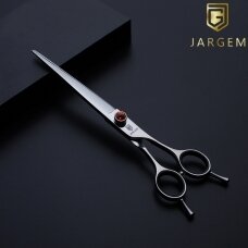 Jargem Straight Scissors - priežiūros žirklės su ilgais ašmenimis, simetriška rankena ir dekoratyviniu varžtu - Dydis: 7,5 "