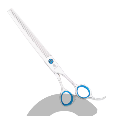 Jargem 3D Straight Blenders 7.5" 56T – vienpusės tiesios filiravimo žirklės, 56 dantukai, su poslinkiu (offset) 2 Jargem 3D Straight Blenders 7.5" 56T – vienpusės tiesios filiravimo žirklės, 56 dantukai, su poslinkiu (offset) 2