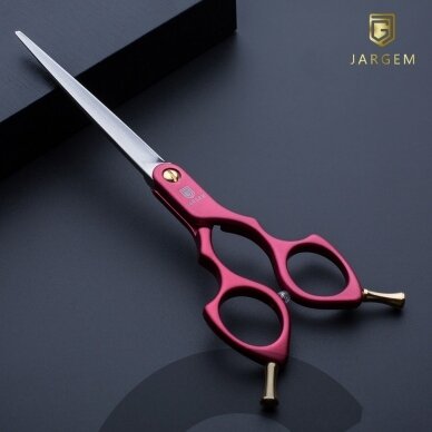 Jargem Asian Style Light Straight Scissors 6,5" - labai lengvos korėjietiško stiliaus tiesių plaukų žirklės - Spalva: mėlyna Jargem Asian Style Light Straight Scissors 6,5" - labai lengvos korėjietiško stiliaus tiesių plaukų žirklės - Spalva: mėlyna
