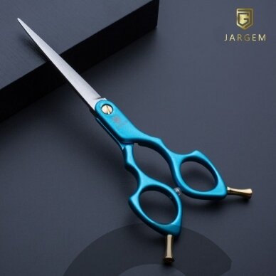 Jargem Asian Style Light Straight Scissors 6,5 colio – labai lengvos korėjietiško stiliaus tiesių plaukų žirklės – spalva: auksinė