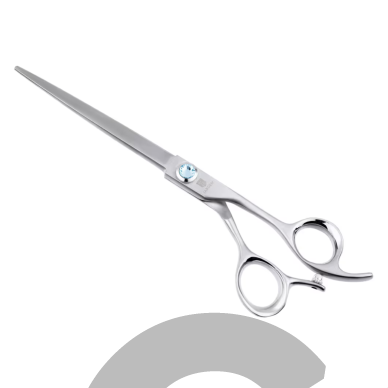Jargem Straight Mat Scissors 7" – profesionalios tiesios žirklės ilgomis ir plonomis geležtėmis. 3 Jargem Straight Mat Scissors 7" – profesionalios tiesios žirklės ilgomis ir plonomis geležtėmis. 3