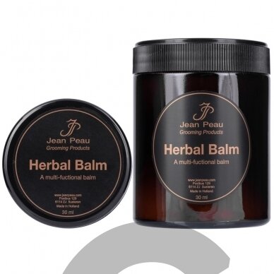 Jean Peau Herbal Balm - многофункциональный лечебный бальзам для кожи и шерсти собак, с травами и пчелиным воском
