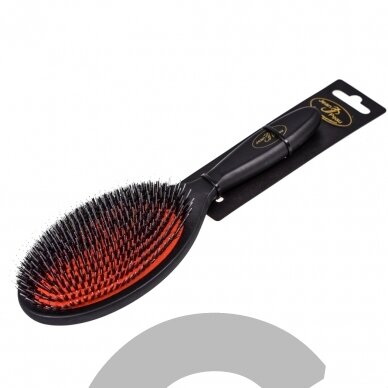 Jean Peau Professional Nylon Brush - Высококачественная щетка с натуральной щетиной и нейлоном для длинношерстных пород - Размер: L Jean Peau Professional Nylon Brush - Высококачественная щетка с натуральной щетиной и нейлоном для длинношерстных пород - Размер: L