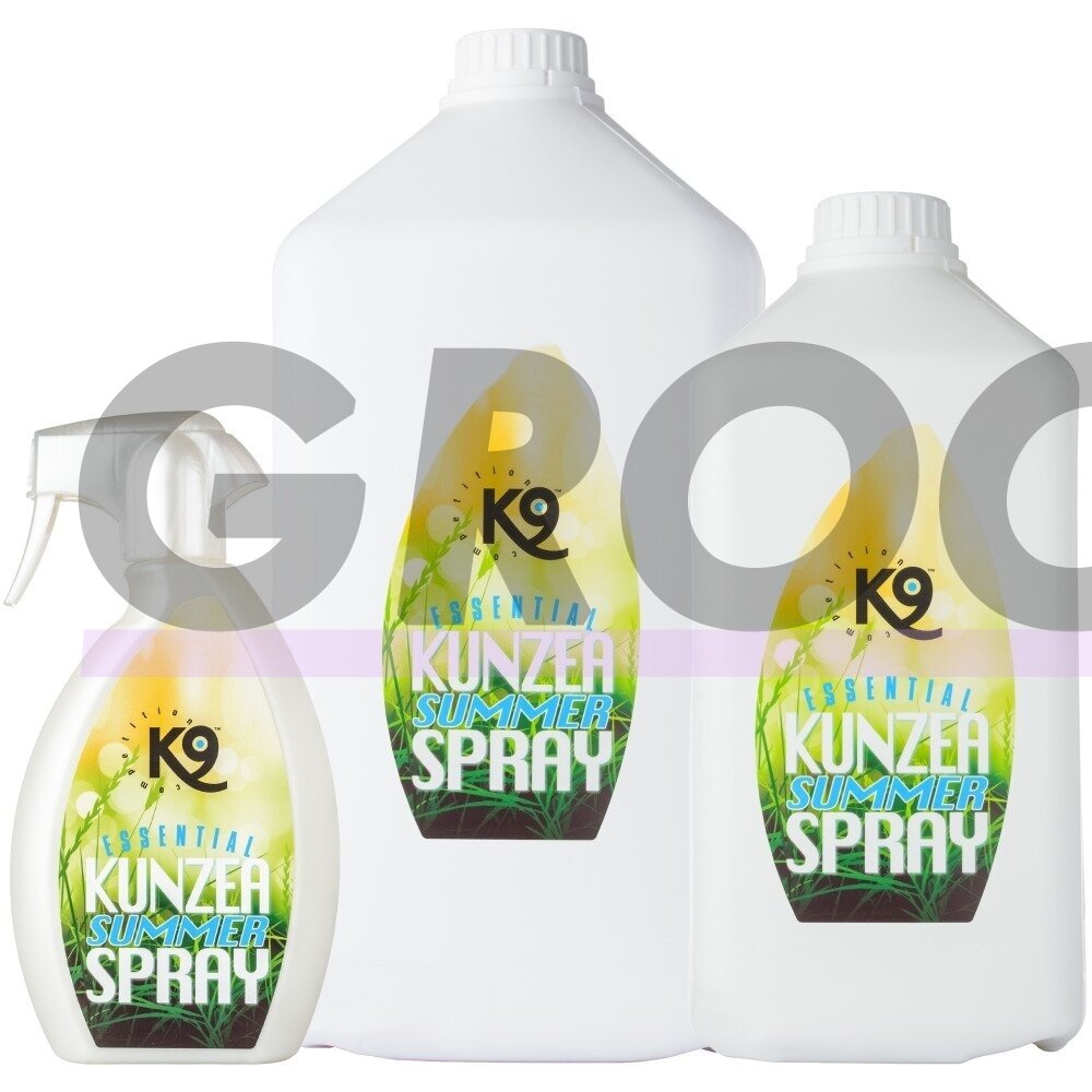 "K9 Kunzea Summer Spray" - kailį gaivinantis ir vabzdžius atbaidantis purškalas šunims ir žirgams