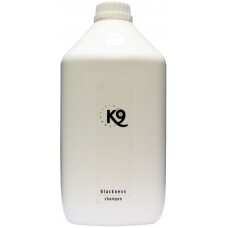 K9 Blackness Shampoo - šampūnas juodam ir tamsiam kailiui - talpa: 2,7L