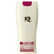 K9 Keratin+ Moisture Shampoo - drėkinamasis šampūnas su keratinu šunims ir katėms, koncentratas 1:20 - 300ml