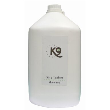 K9 Crisp Texture Shampoo - šampūnas šiurkščiaplaukėms veislėms - talpa: 5,7 l