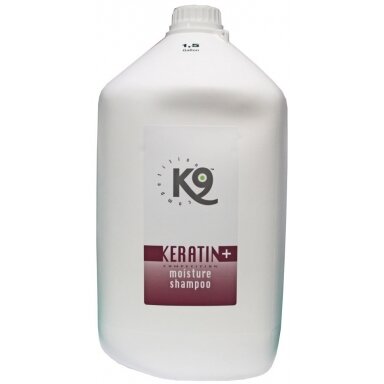 K9 Keratin+ Moisture Shampoo - drėkinamasis šampūnas su keratinu - talpa: 5,7 l