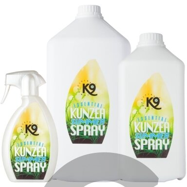 "K9 Kunzea Summer Spray" - kailį gaivinantis ir vabzdžius atbaidantis purškalas šunims ir žirgams