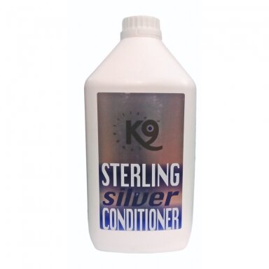 K9 Sterling Silver Conditioner - кондиционер для белой и серебряной шерсти для оживления цвета волос концентрат 1:40 - 2,7 л