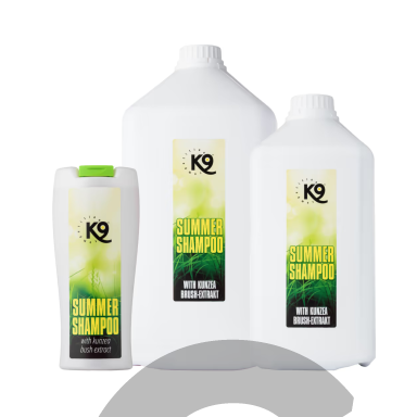 K9 Summer Shampoo -  šampūnas šunims ir arkliams, malšinantis odos sudirgimą ir atbaidantis vabzdžius