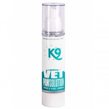 "K9 Vet Paw Solution" 100ml - antibakterinis ir priešgrybelinis preparatas letenoms, nosiai, odos raukšlėms