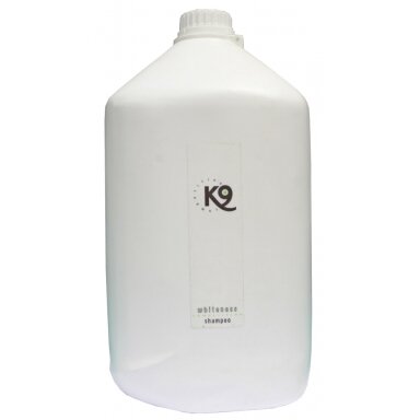 K9 Whiteness Shampoo - šampūnas baltam kailiui - talpa: 5,7L