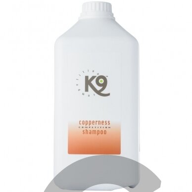K9 Copperness Shampoo - šampūnas rudiems ir raudoniems plaukams - talpa: 2,7 l