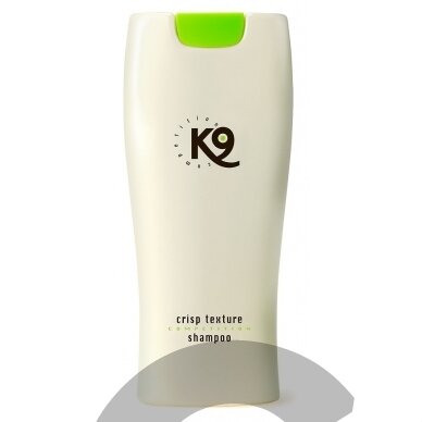 K9 Crisp Texture Shampoo - šampūnas šiurkščiaplaukėms veislėms - talpa: 300 ml K9 Crisp Texture Shampoo - šampūnas šiurkščiaplaukėms veislėms - talpa: 300 ml