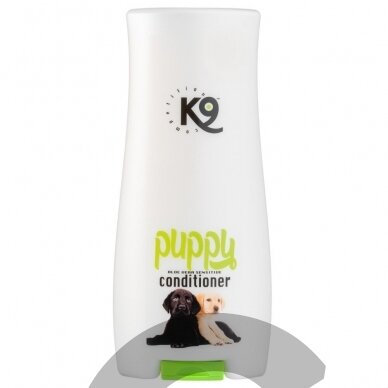 "K9 Puppy Aloe Vera" - kosmetikos rinkinys, kondicionierius ir šampūnas šuniukui, su alaviju po 300ml. 2