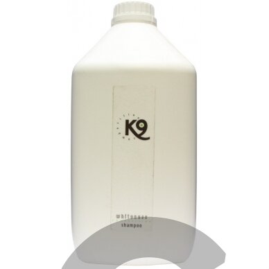 K9 Whiteness Shampoo - alavijų šampūnas baltam ir šviesiam kailiui, koncentratas 1:10 - 2,7L K9 Whiteness Shampoo - alavijų šampūnas baltam ir šviesiam kailiui, koncentratas 1:10 - 2,7L