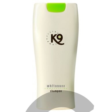 K9 Whiteness Shampoo - šampūnas baltam kailiui - talpa: 300ml