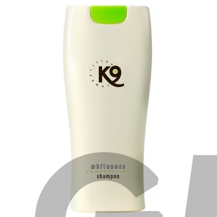 K9 Whiteness Shampoo - šampūnas baltam kailiui - talpa: 300ml