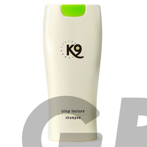 K9 Crisp Texture Shampoo - šampūnas šiurkščiaplaukėms veislėms - talpa: 300 ml K9 Crisp Texture Shampoo - šampūnas šiurkščiaplaukėms veislėms - talpa: 300 ml