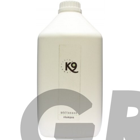 K9 Whiteness Shampoo - alavijų šampūnas baltam ir šviesiam kailiui, koncentratas 1:10 - 2,7L K9 Whiteness Shampoo - alavijų šampūnas baltam ir šviesiam kailiui, koncentratas 1:10 - 2,7L