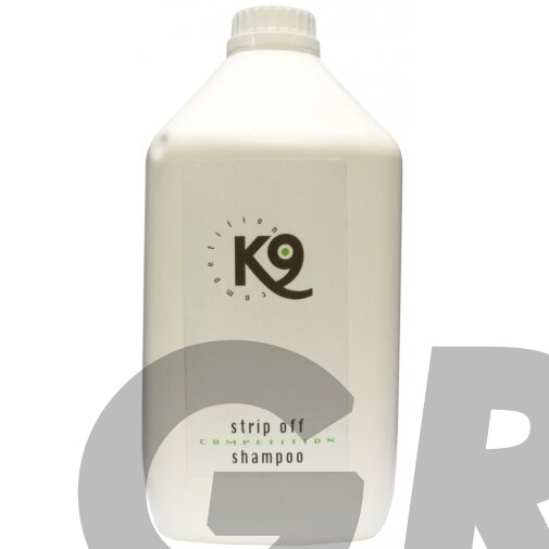 K9 Strip Off Shampoo - giliai valantis šampūnas - talpa: 2,7 l