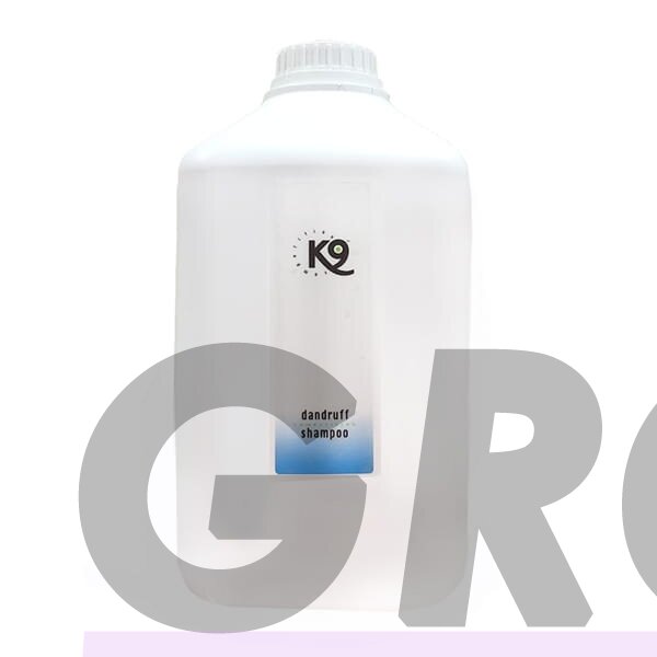 K9 Dandruff Shampoo - šampūnas nuo pleiskanų šunims. koncentratas 1:10-5,7L