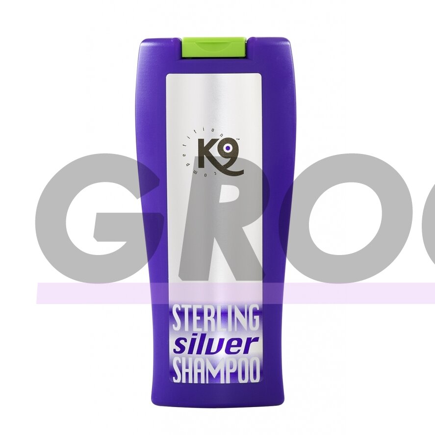 K9 Sterling Silver Shampoo - šampūnas baltiems ir sidabriniams plaukams, stiprinantis plaukų spalvą koncentratas 1:10 - 300ml