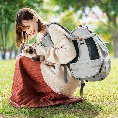 Рюкзак для кошек Delux для безопасной транспортировки кошек 18 Рюкзак для кошек Delux для безопасной транспортировки кошек 18